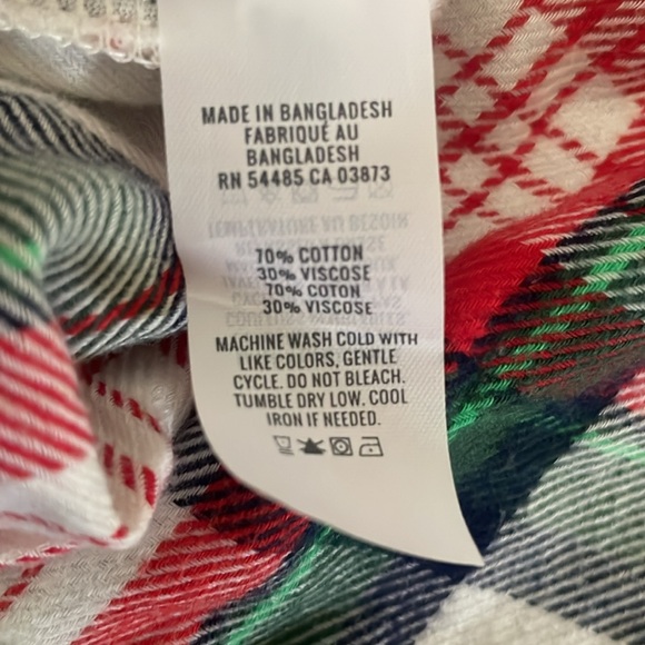 AERIE➕Flannel Skater Pajama Boxer NWT - Picture 6 of 8